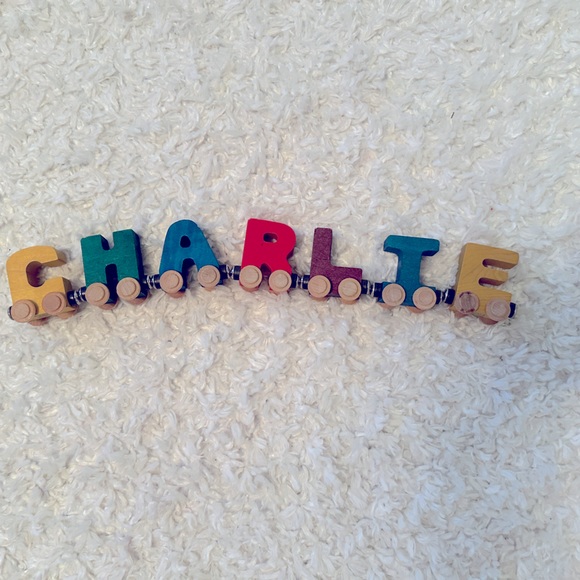 Wooden name train - Picture 2 of 2